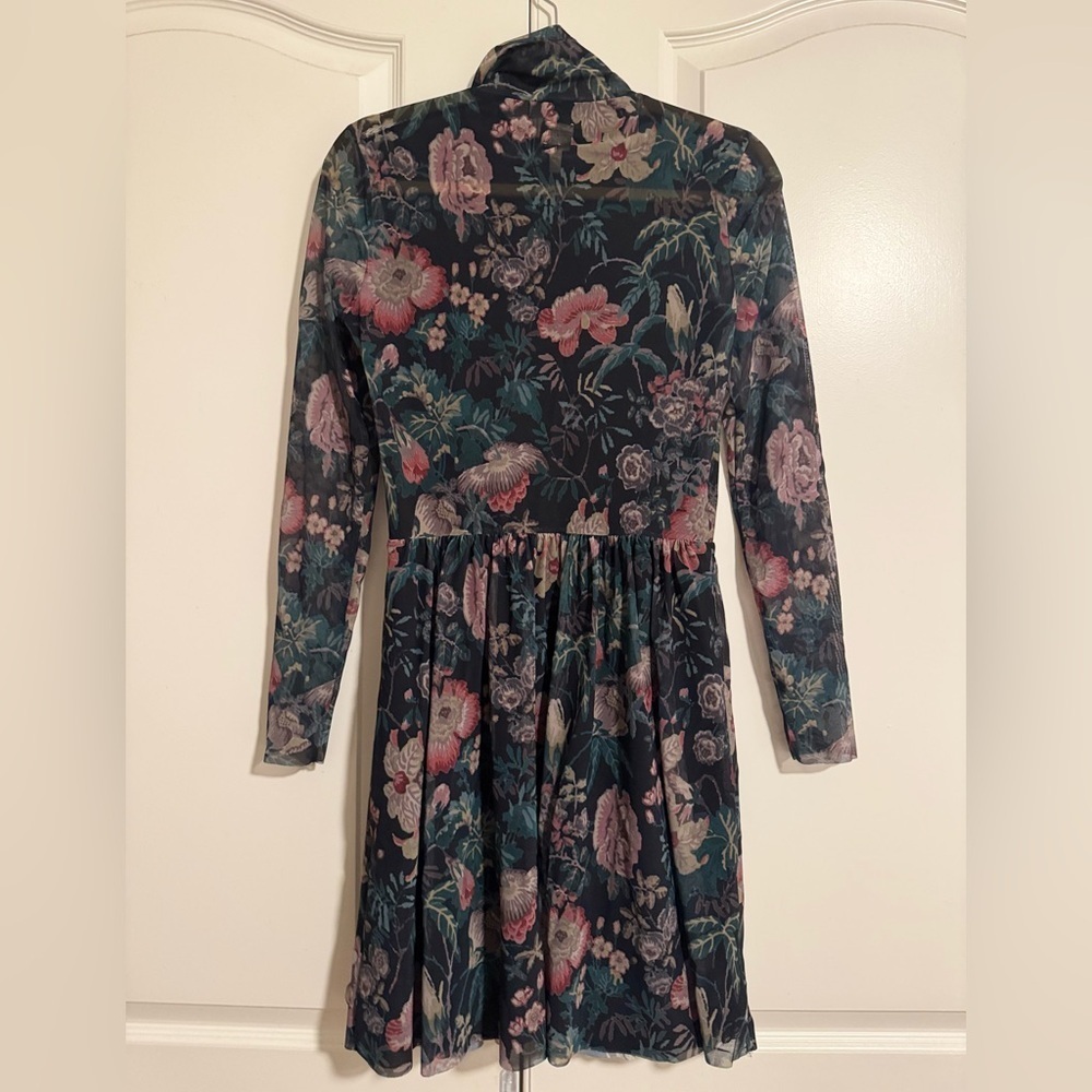 Rebecca Taylor La Vie Mesh Floral Dress - Picture 4 of 5